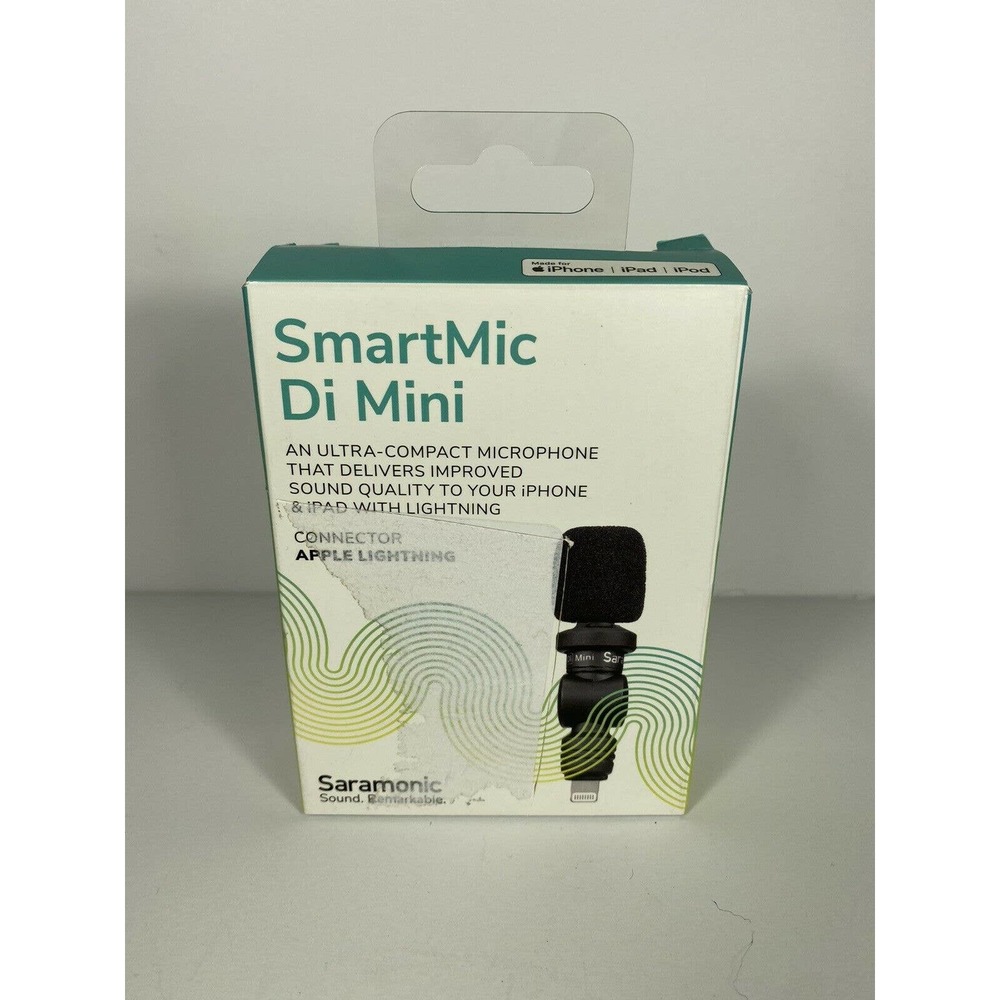 Saramonic SmartMic Di Mini Condenser Microphone for Lightning iOS Mobile Devices